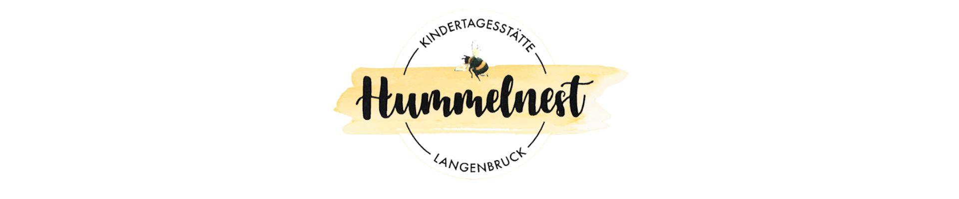 Hummelnest - Header Logo gelb